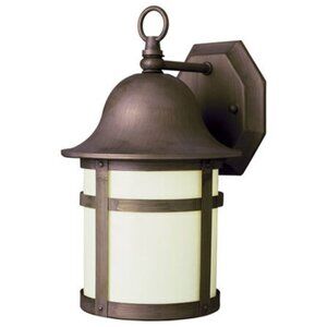 Trans Globe Lighting, 4581 Thomas 16" Wall Lantern, Weathered Bronze
